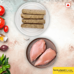 Chicken Breast - Boneless 500 g + Chicken Seekh Kabab Punjabi 500 g